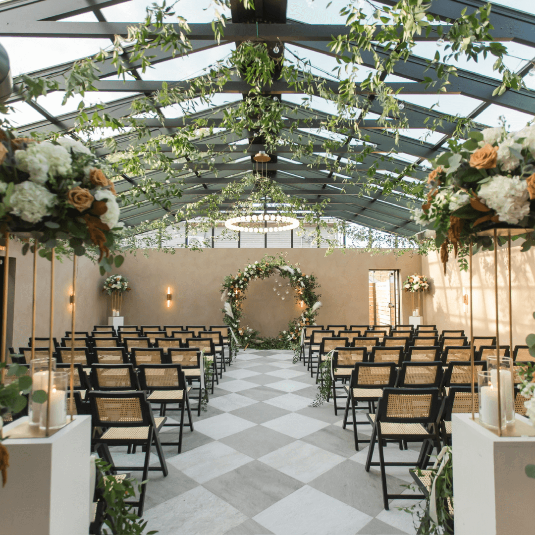 2 An assortment of wedding reception decor